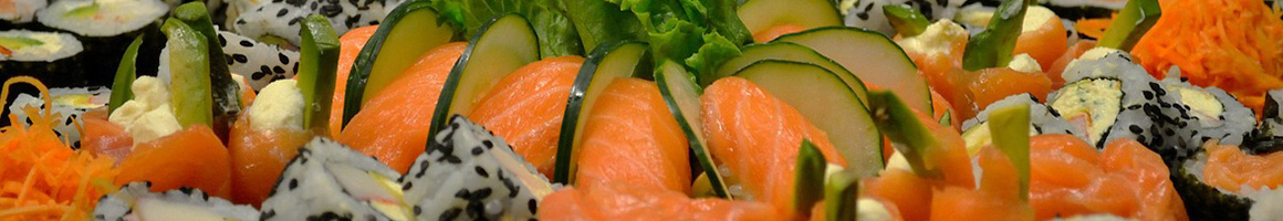 Eating Sushi at Ageha Sushi restaurant in New York, NY.